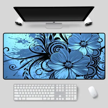Mairuige Krásny kvetinový vzor, podložka pod myš multi-výber veľkosti gumová protišmyková tabuľka mat doma počítač základné klávesnice pad